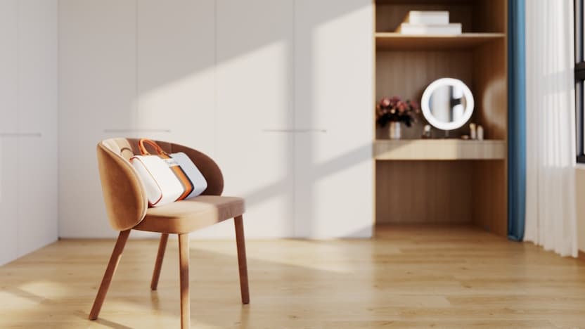 Styled furniture interior